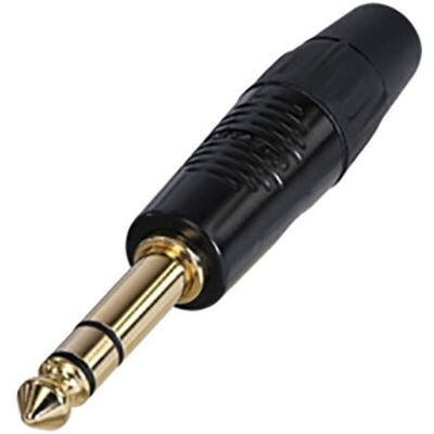 Rean RP3C-B 6.35mm Stereo Jack Plug - Audio Jack Plug Rean RP3C-B 6.35mm Stereo Jack Plug - Audio Jack Plug