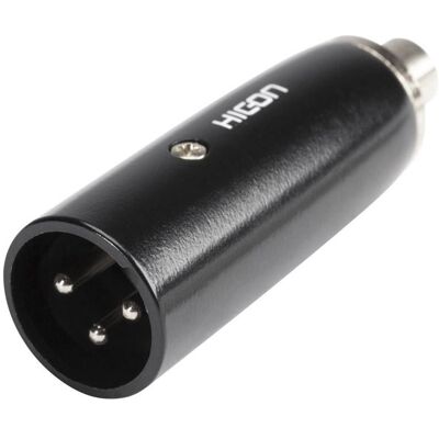 Hicon HI-X3CI-MF XLR Adapter - Black - Audio Type Hicon HI-X3CI-MF XLR Adapter - Black - Audio Type