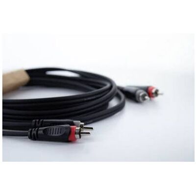 Cordial 14834 Audio Cable - 0.5m - Black - Stereo Signal Cordial 14834 Audio Cable - 0.5m - Black - Stereo Signal