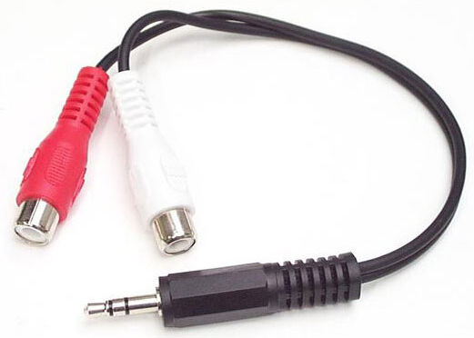 StarTech.com StarTech MUMFRCA 150mm Stereo Audio Cable - 3.5mm Male To 2x RCA F...