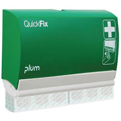 Plum QuickFix Dispenser - First Aid, Transparent, 45 Plasters Plum QuickFix Dispenser - First Aid, Transparent, 45 Plasters