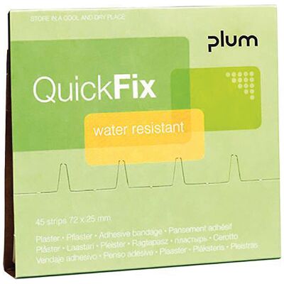 PLUM BR356030 Plaster Refill Pack Blue Detectable Elastic Durable PLUM BR356030 Plaster Refill Pack Blue Detectable Elastic Durable