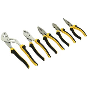 Siegen Tools S0645 Comfort Grip Pliers Set - Pliers set with induction-hardened steel, chromed jaws, oversized grips Siegen Tools S0645 Comfort Grip Pliers Set - Pliers set with induction-hardened steel, chromed jaws, oversized grips