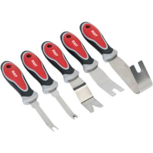 Sealey RT006 Door Panel and Trim Clip Removal Tool Set 5pc Sealey RT006 Door Panel and Trim Clip Removal Tool Set 5pc