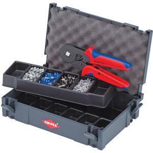 Knipex 97 90 23 Cable Crimper Tool Set - Crimp Assortments for End Sleeves Knipex 97 90 23 Cable Crimper Tool Set - Crimp Assortments for End Sleeves
