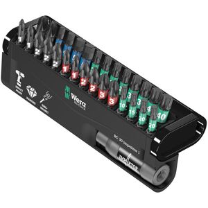 Wera 05057690001 BC30 Impaktor Bit-Check PH/PZ/HEX/TORX, 30-Piece Set Wera 05057690001 BC30 Impaktor Bit-Check PH/PZ/HEX/TORX, 30-Piece Set