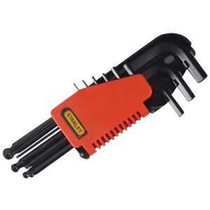 Stanley 0-69-256 Ball End Hexagon Key Set of 9 Metric (1.5-10mm) Stanley 0-69-256 Ball End Hexagon Key Set of 9 Metric (1.5-10mm)