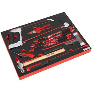 Sealey TBTP06UK Tool Tray with Hacksaw, Hammers & Punches 13pc Sealey TBTP06UK Tool Tray with Hacksaw, Hammers & Punches 13pc