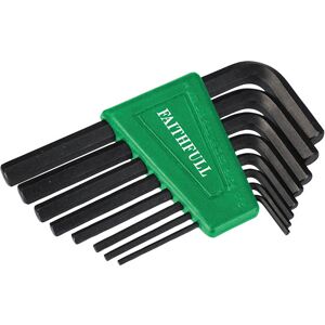 Faithfull FAIHKS8AF Hexagon Key Short Arm Set of 8 Imperial (1/16 ... Faithfull FAIHKS8AF Hexagon Key Short Arm Set of 8 Imperial (1/16 ...