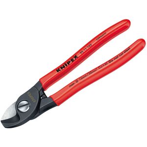 Knipex 95 11 165 SB Cable Shears PVC Grip 165mm (6.1/4in) Knipex 95 11 165 SB Cable Shears PVC Grip 165mm (6.1/4in)