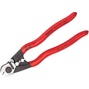 Knipex 95 62 190 SB Wire Rope/Bowden Cable Cutters Multi-Comp Grip... Knipex 95 62 190 SB Wire Rope/Bowden Cable Cutters Multi-Comp Grip...