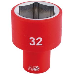 Draper Expert 31882 1/2" Sq. Dr. Fully Insulated VDE Socket (20mm) Draper Expert 31882 1/2" Sq. Dr. Fully Insulated VDE Socket (20mm)