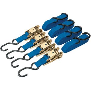 Draper 60960 350kg Ratcheting Tie Down Strap Set (4 Piece) Draper 60960 350kg Ratcheting Tie Down Strap Set (4 Piece)