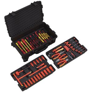 Sealey AK7938 1000V Insulated Tool Kit 3/8"Sq Drive 50pc Sealey AK7938 1000V Insulated Tool Kit 3/8"Sq Drive 50pc