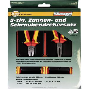 Bruder Mannesmann Brüder Mannesmann M10851 Workshop Pliers Set Durable 2-Piece Tool Bruder Mannesmann Brüder Mannesmann M10851 Workshop Pliers Set Durable 2-Piece Tool