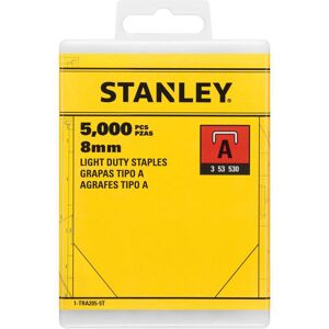 Stanley 1-TRA205-5T Type A Staple Strip 5000 pcs Round Wire Electr... Stanley 1-TRA205-5T Type A Staple Strip 5000 pcs Round Wire Electr...