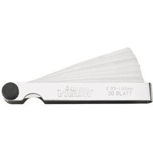 Vigor V1714 Feeler Gauge Set 0.05-1mm DIN 2275 Accurate Measurements Vigor V1714 Feeler Gauge Set 0.05-1mm DIN 2275 Accurate Measurements