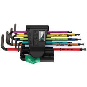 Wera 05024335001 967 SPKL/9 Multicolour TORX BO Allen Key Set 9-Piece Wera 05024335001 967 SPKL/9 Multicolour TORX BO Allen Key Set 9-Piece