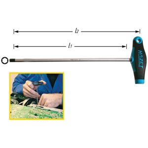 Hazet 828-6 Allen Wrench 6mm 200mm Blade Workshop Quality Hazet 828-6 Allen Wrench 6mm 200mm Blade Workshop Quality