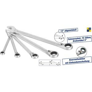 Hazet 606/5 Ratcheting Crowfoot Wrench Set 5-Piece 8-19mm 72 Teeth Hazet 606/5 Ratcheting Crowfoot Wrench Set 5-Piece 8-19mm 72 Teeth