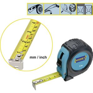 Hazet 2154N-5 Tape Measure 5m Steel Belt Clip Shock-Proof Dual Scale Hazet 2154N-5 Tape Measure 5m Steel Belt Clip Shock-Proof Dual Scale