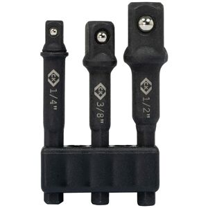 CK Tools T4572 Vorteck Impact Socket Adaptors, 150 mm, 3-pcs CK Tools T4572 Vorteck Impact Socket Adaptors, 150 mm, 3-pcs