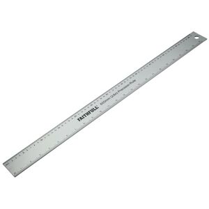Faithfull FAIRULE600 Aluminium Rule 600mm (24in) Faithfull FAIRULE600 Aluminium Rule 600mm (24in)