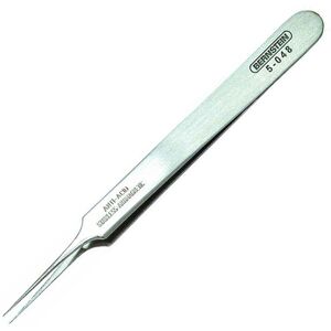 Bernstein 5-048 Stainless Steel SMD Tweezers - 110mm, Straight, Sharp Tips Bernstein 5-048 Stainless Steel SMD Tweezers - 110mm, Straight, Sharp Tips