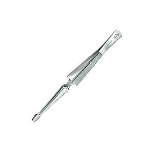 Knipex 92 94 91 Cross-Over Tweezers Nickel Plated Trapezoidal Tips... Knipex 92 94 91 Cross-Over Tweezers Nickel Plated Trapezoidal Tips...