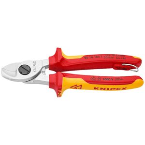 Knipex 95 16 165 T Cable Shears With Tether Attachment 165mm Knipex 95 16 165 T Cable Shears With Tether Attachment 165mm