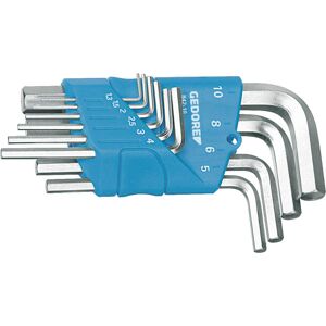 Gedore 1505408 H 42-10 Hexagon Allen Key Set For In-Hex Screws 10 ... Gedore 1505408 H 42-10 Hexagon Allen Key Set For In-Hex Screws 10 ...