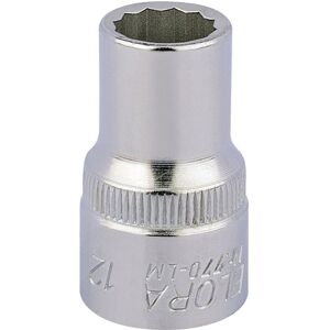 Elora 24575 12mm 1/2" Square Drive Bi-hexagon Socket Elora 24575 12mm 1/2" Square Drive Bi-hexagon Socket
