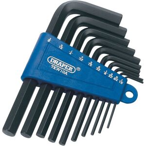 Draper 33688 10 Piece Imperial Hexagon Key Set Draper 33688 10 Piece Imperial Hexagon Key Set