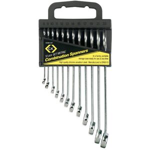 CK Tools T4343M/12ST Combination Spanner Metric Set Of 12 CK Tools T4343M/12ST Combination Spanner Metric Set Of 12