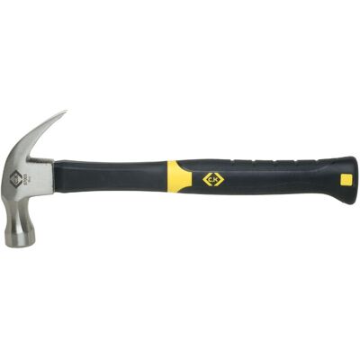 CK Tools 357003 Claw Hammer Anti-Vibration Fibreglass Shaft 16oz CK Tools 357003 Claw Hammer Anti-Vibration Fibreglass Shaft 16oz