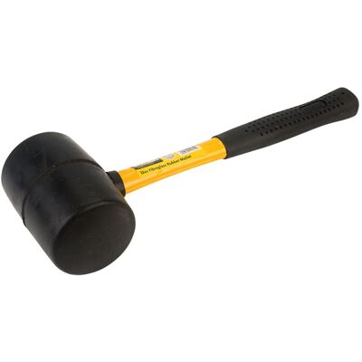 Rolson 10535 32oz Rubber Mallet DIY Camping Woodwork Rubber Grip Rolson 10535 32oz Rubber Mallet DIY Camping Woodwork Rubber Grip