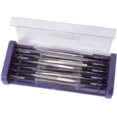 Draper Expert 36326 10 Piece 140mm Diamond Needle File Set Draper Expert 36326 10 Piece 140mm Diamond Needle File Set