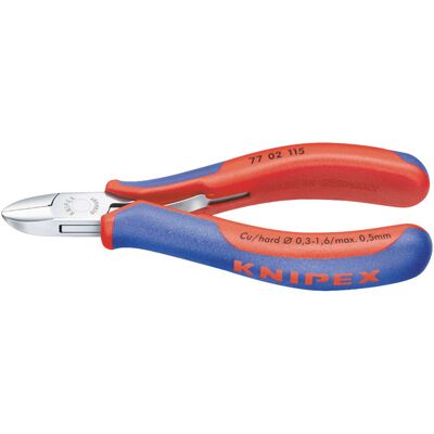 Knipex 77 72 115 Electronics Diagonal Cutters Pointed Mini Head 115mm Knipex 77 72 115 Electronics Diagonal Cutters Pointed Mini Head 115mm