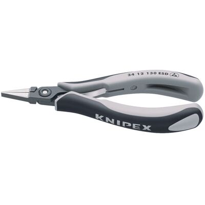 Knipex 34 52 130 ESD Precision Electronics Gripping Pliers Half Ro... Knipex 34 52 130 ESD Precision Electronics Gripping Pliers Half Ro...