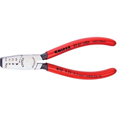 Knipex 97 61 145 A Crimping Pliers For End Sleeves (Ferrules) 145mm Knipex 97 61 145 A Crimping Pliers For End Sleeves (Ferrules) 145mm