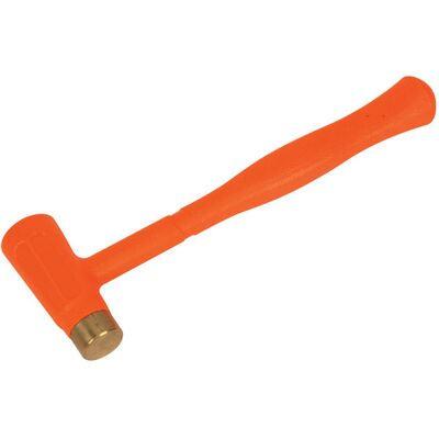 Sealey BFH12 Brass Faced Dead Blow Hammer 12oz Sealey BFH12 Brass Faced Dead Blow Hammer 12oz