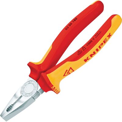 Knipex 03 06 180 VDE Combination Pliers 180mm Knipex 03 06 180 VDE Combination Pliers 180mm