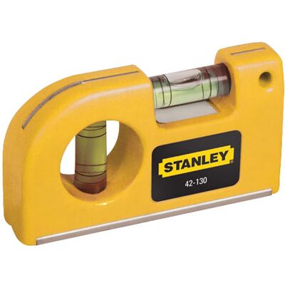 Stanley 0-42-130 Magnetic Horizontal / Vertical Pocket Level Stanley 0-42-130 Magnetic Horizontal / Vertical Pocket Level