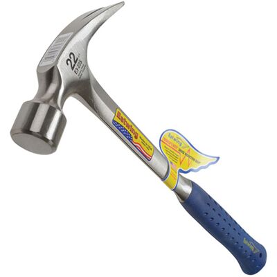 Estwing E330S 30oz Blue Shock Reduction Framing Hammer - Straight Claw Estwing E330S 30oz Blue Shock Reduction Framing Hammer - Straight Claw