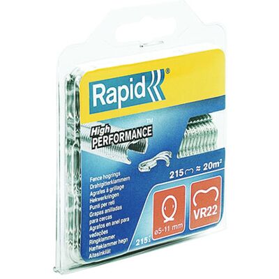 Rapid Uk Rapid 40108802 VR22 Fence Hog Rings Pack 215 Green Rapid Uk Rapid 40108802 VR22 Fence Hog Rings Pack 215 Green