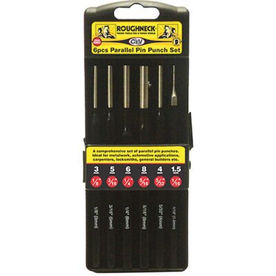 Roughneck 31-178 Parallel Pin Punch Set 6 Piece Roughneck 31-178 Parallel Pin Punch Set 6 Piece