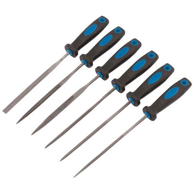 Draper 83480 150mm Soft Grip Needle File Set (6 Piece) Draper 83480 150mm Soft Grip Needle File Set (6 Piece)
