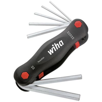 Wiha 23040 351PG7 PocketStar Multitool Hexagon 7-pc Wiha 23040 351PG7 PocketStar Multitool Hexagon 7-pc