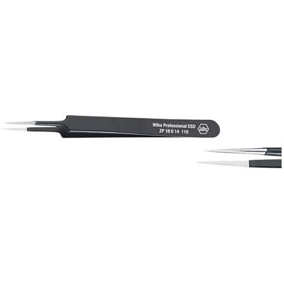 Wiha 32344 ZP 50 0 14 117 mm Professional ESD Tweezers Wiha 32344 ZP 50 0 14 117 mm Professional ESD Tweezers