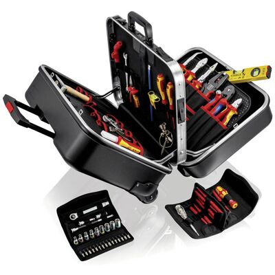 KNIPEX 00 21 41 Tool Case "BIG Twin Move" Electric 63 parts 290 mm KNIPEX 00 21 41 Tool Case "BIG Twin Move" Electric 63 parts 290 mm